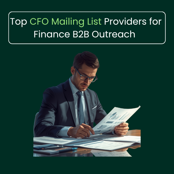 CFO email list for targeting finance decision makers