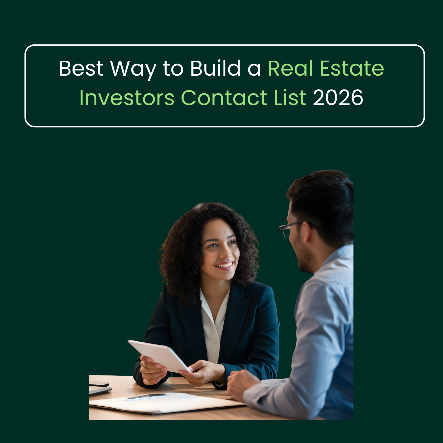Real Estate Investors Email List with accurate contact data for email marketing campaigns and investor outreach across global property markets