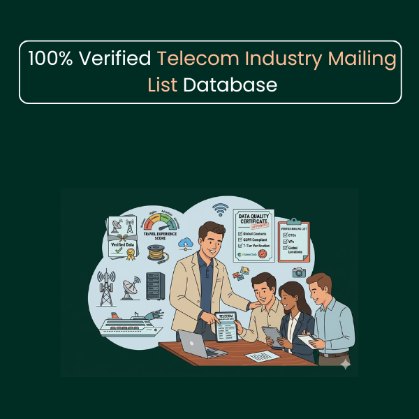 100% Verified Telecom Industry Mailing List