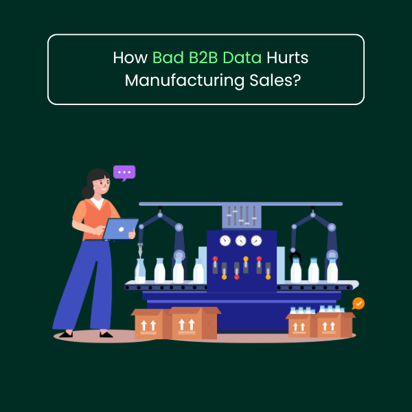 How Bad B2B Data Hurts Manufacturing Sales - Feature